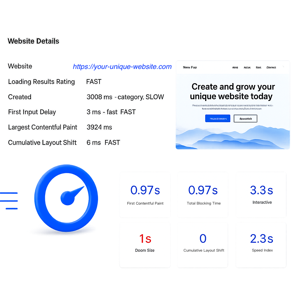 Manage WordPress installation and monitor website speed